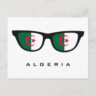 Algerije Shades aangepaste tekst & kleur briefkaar Briefkaart