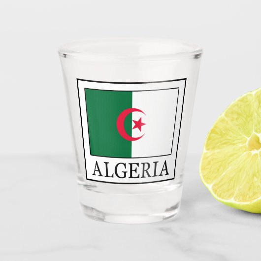 Algerije Shot Glas (Voorkant)