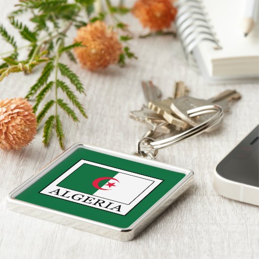 Algerije Sleutelhanger (Zijkant)