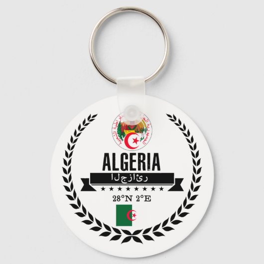 Algerije Sleutelhanger (Voorkant)