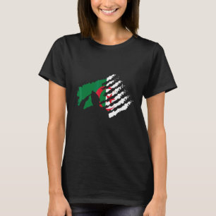 Algerije Soldaat Saluut Veteraan Patriottisch T-shirt