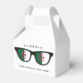 Algerije sorteert aangepast tekstvak en kleurvoork bedankdoosjes (Achterkant)