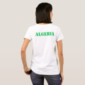 Algerije. T-shirt voor Algerijns en Palestijns (Achterkant volledig)