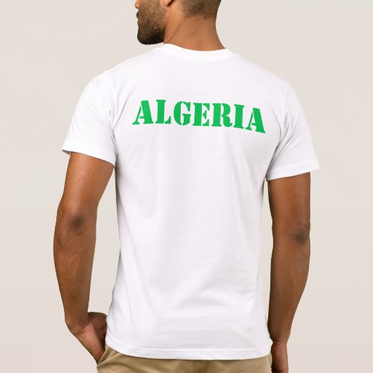 Algerije. T-shirt voor Algerijns en Palestijns (Achterkant)