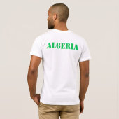 Algerije. T-shirt voor Algerijns en Palestijns (Achterkant volledig)