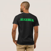 Algerije. T-shirt voor Algerijns en Palestijns (Achterkant volledig)