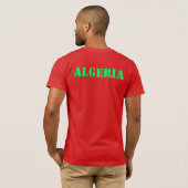 Algerije. T-shirt voor Algerijns en Palestijns (Achterkant volledig)