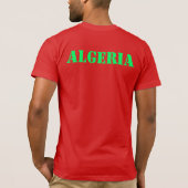 Algerije. T-shirt voor Algerijns en Palestijns (Achterkant)