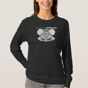 Algerije Tafeltennis Steun Algerijnse Ping Pong T T-shirt