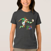 Algerije Tri-Blend Shirt (Voorkant)