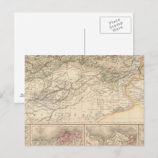 Algerije, Tunesië Briefkaart (Voorkant / Achterkant)