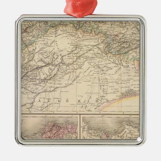 Algerije, Tunesië Metalen Ornament (Voorkant)