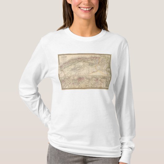 Algerije, Tunesië T-shirt (Voorkant)