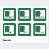 Algerije Vierkante Sticker (Vel)