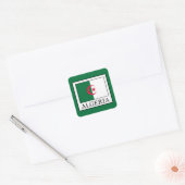 Algerije Vierkante Sticker (Envelop)