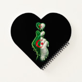 Algerije Vinger Hart Notitieboek (Achterkant)