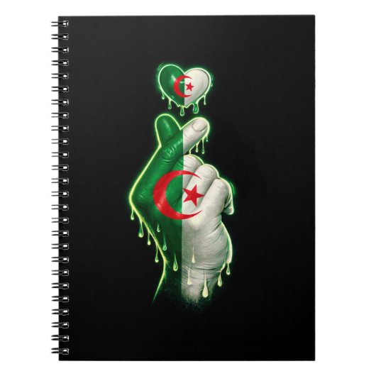 Algerije Vinger Hart Notitieboek (Voorkant)
