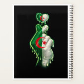 Algerije Vinger Hart Planner (Achterkant)