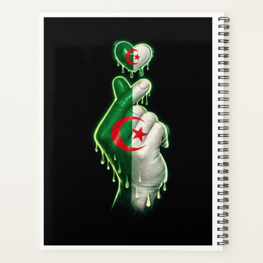 Algerije Vinger Hart Planner (Achterkant)