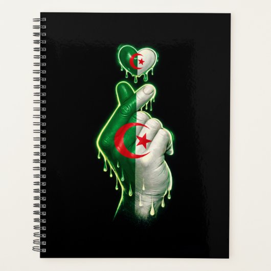 Algerije Vinger Hart Planner (Voorkant)