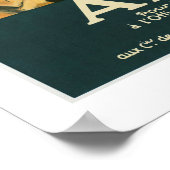 Algerije Vintage Travel Poster (Hoek)