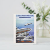 Algerije Vintage Travel Poster Briefkaart (Staand voorkant)