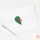 Algerije Vlag Hart Sticker (Envelop)