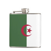 Algerije vlag heupfles (Voorkant)