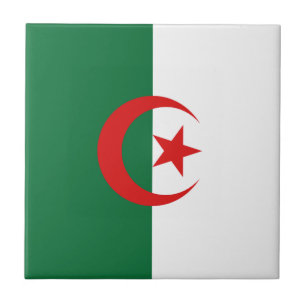 Algerije Vlag Keramische Tegel Tegeltje