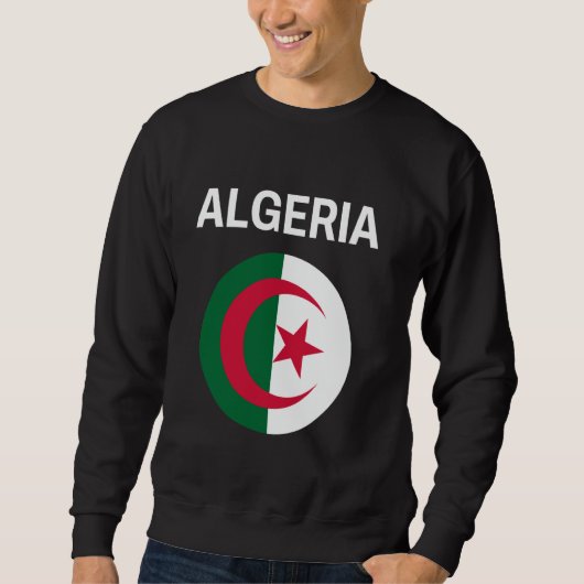 Algerije Vlag Modern Trui (Voorkant)