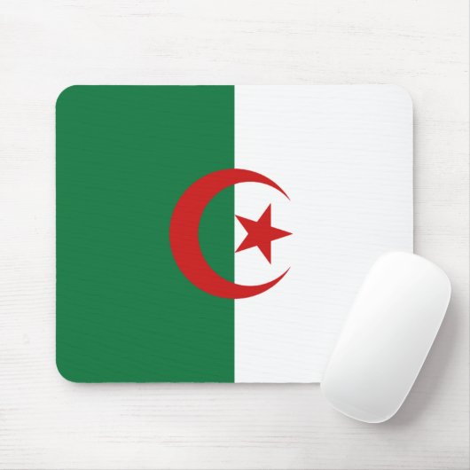 Algerije - vlag Mousepad Muismat (Met muis)