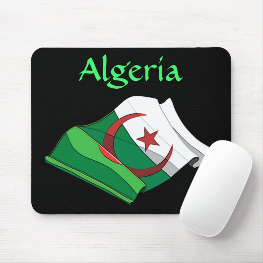 Algerije - vlag Mousepad Muismat (Met muis)