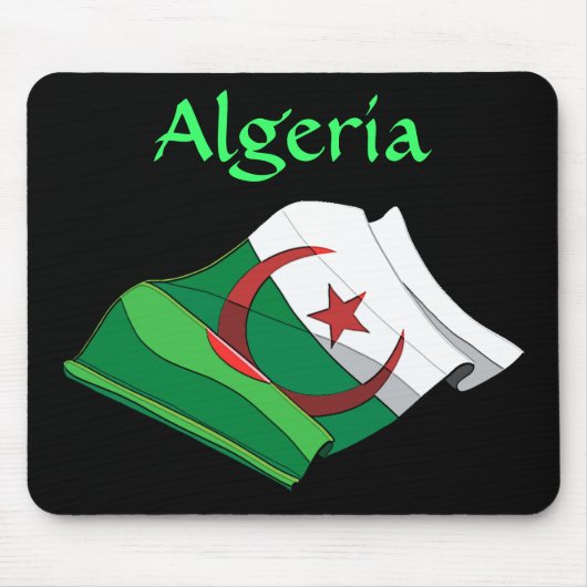 Algerije - vlag Mousepad Muismat (Voorkant)