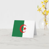 Algerije Vlag Notitiekaart (Gele Bloem)