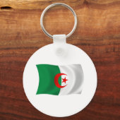 Algerije Vlag Sleutelhanger (Voorkant)
