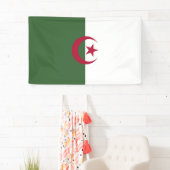 Algerije vlag spandoek (Insitu)