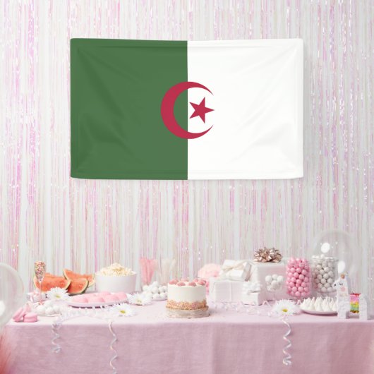 Algerije vlag spandoek (Feest)