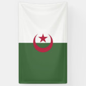 Algerije vlag spandoek (Verticaal)