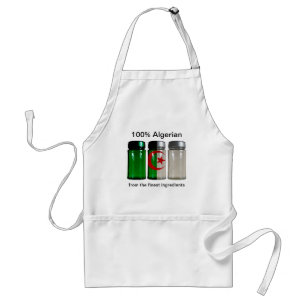 Algerije vlag Spice Jars Apron Standaard Schort