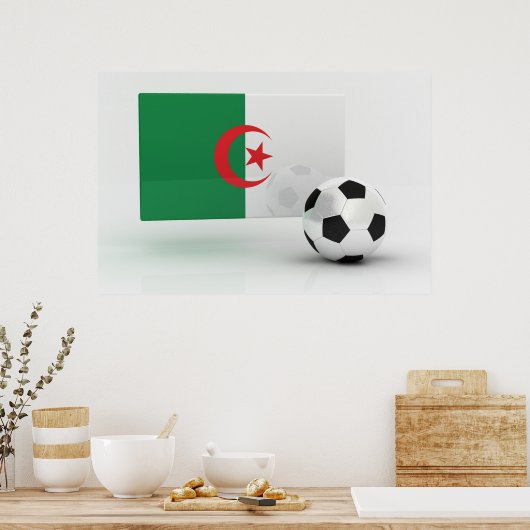Algerije Voetbal Poster (Keuken)