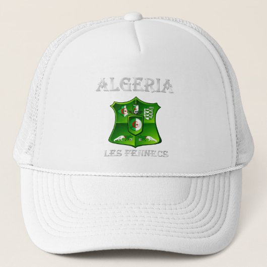 Algerije Voetbal Trucker Pet (Voorkant)