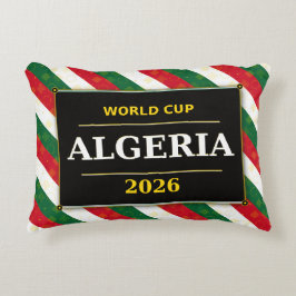Algerije Voetbalfan 2026 met Stunning Patronen Accent Kussen