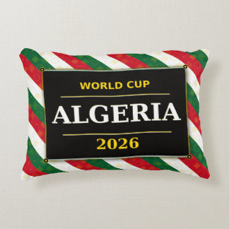 Algerije Voetbalfan 2026 met Stunning Patronen Accent Kussen