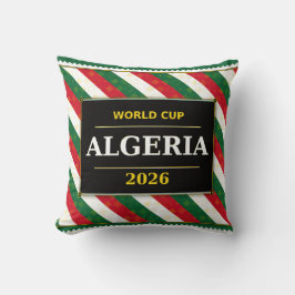 Algerije Voetbalfan 2026 met Verbazingwekkende Pat Kussen
