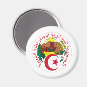 Algerije Wapen van DZ Magneet (Voorkant / Achterkant)