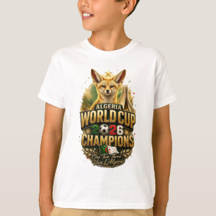 Algerije Wereldbeker 2026 Kampioen Fennec Overwinn T-shirt