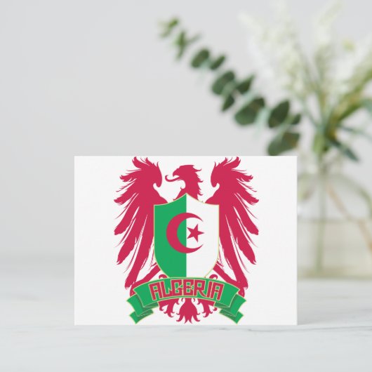 Algerije Winged Briefkaart (Staand voorkant)