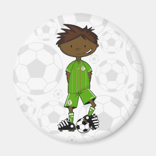 Algerije WK Voetbal Soccer Boy Magnet