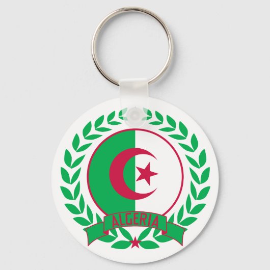 Algerije Wreath Sleutelhanger (Voorkant)