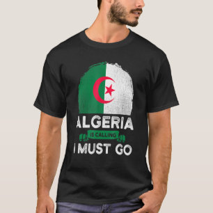 Algerije zegt dat ik de Algerijnse vlag Heritag mo T-shirt
